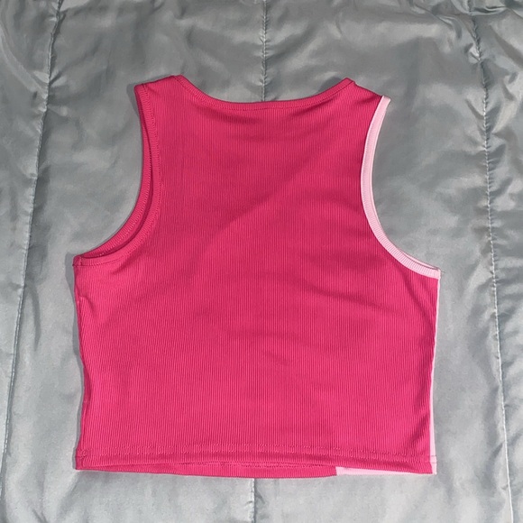 Pink Color block Top - Picture 2 of 3